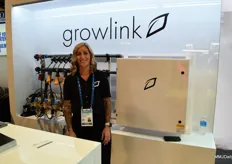 Kandi Humphrey of Growlink. The company provides the hardware and software to optimize your production.